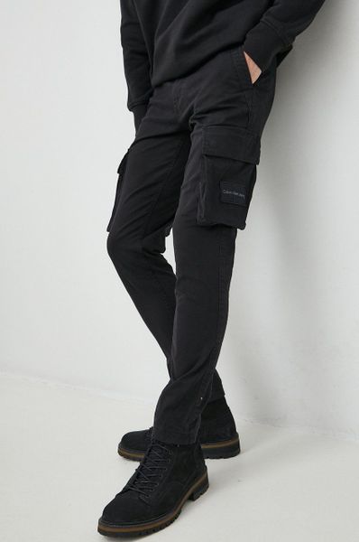 Czarne spodnie męskie