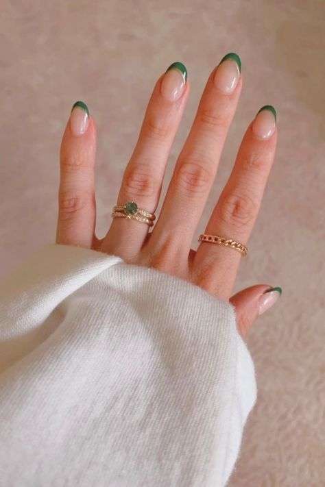 Jak zrobić zielony french manicure