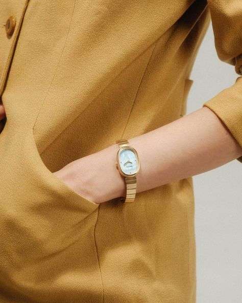 Eleganckie zegarki damskie zegarek owalny