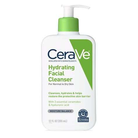 Męska pielęgnacja twarzy CeraVe Hydrating Cleanser for Normal to Dry Skin