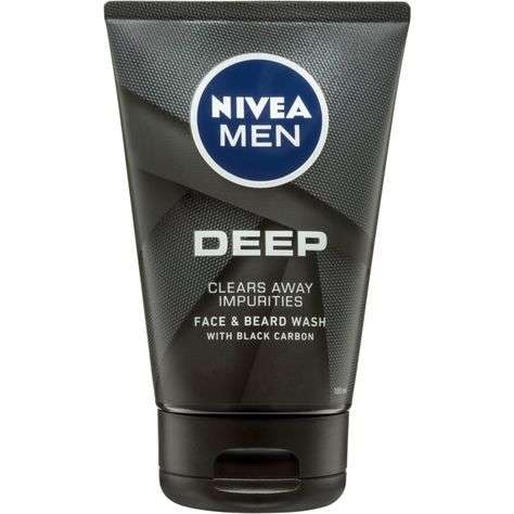 Męska pielęgnacja twarzy NIVEA Men Deep Cleansing Beard & Face Wash