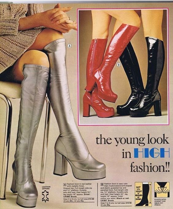 Buty w stylu lat 70