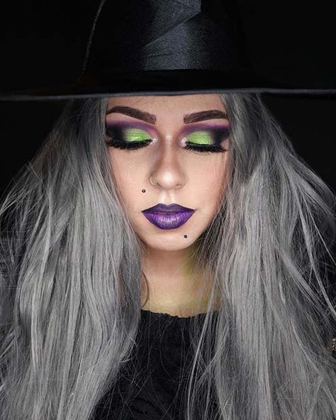 Makijaż czarownica na Halloween
