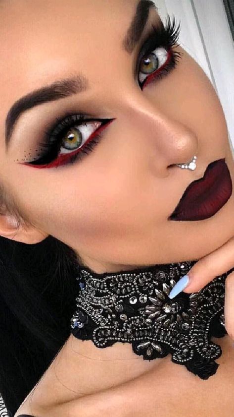 Makijaż wampir na Halloween