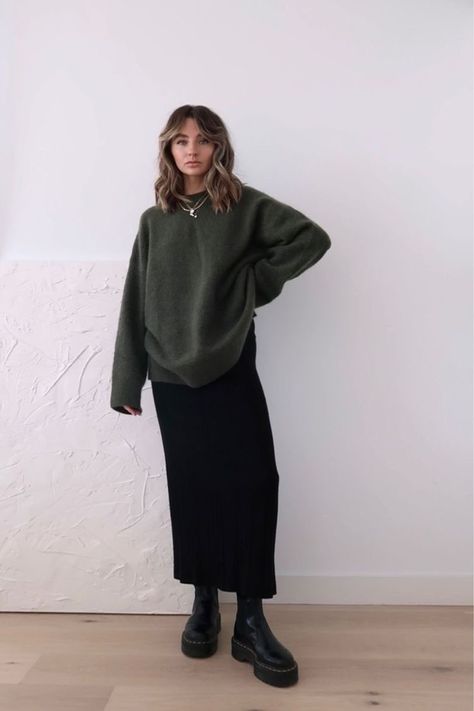 sweter oversize jesienne stylizacje
