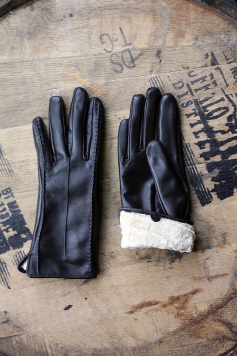 Rękawiczki damskie zimowe ocieplane czarne