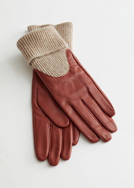 Rękawiczki damskie zimowe ocieplane czerwone