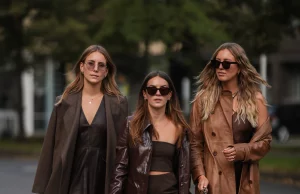 brązowe stylizacje inspiracje na look