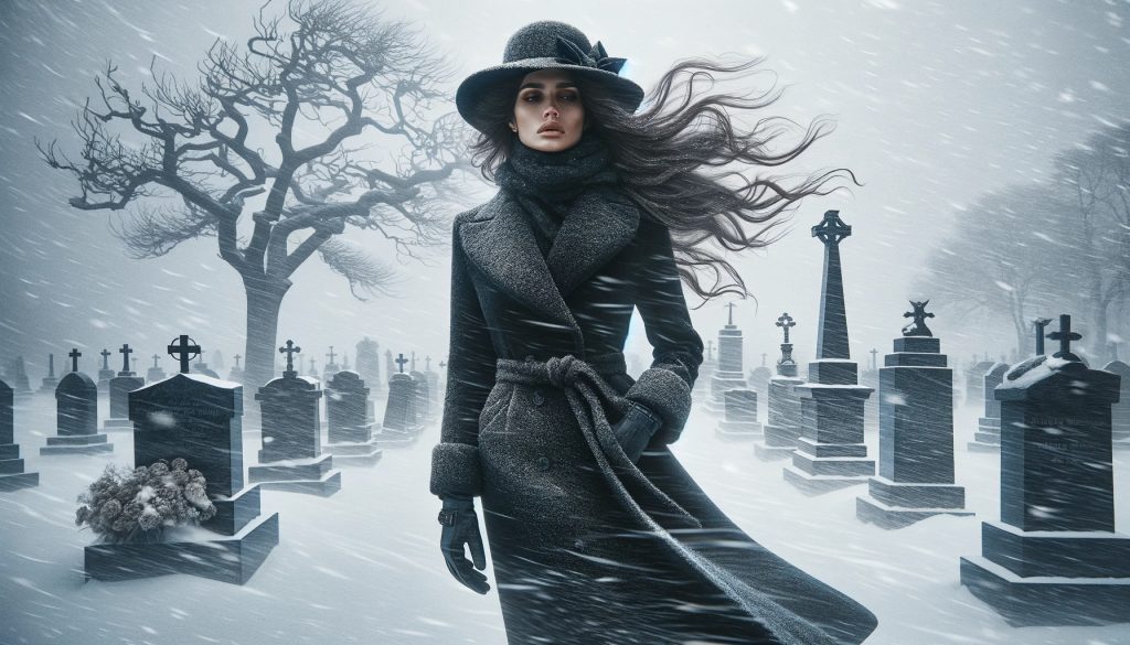 jaksię ubrać na pogrzeb zimą kobieta
