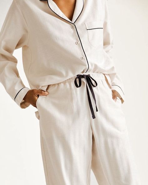 Elegancka piżama damska bawełniana biała