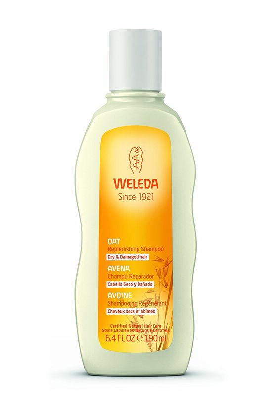 organiczny szampon do włosów zniszczonych Weleda Oat Replenishing Shampoo