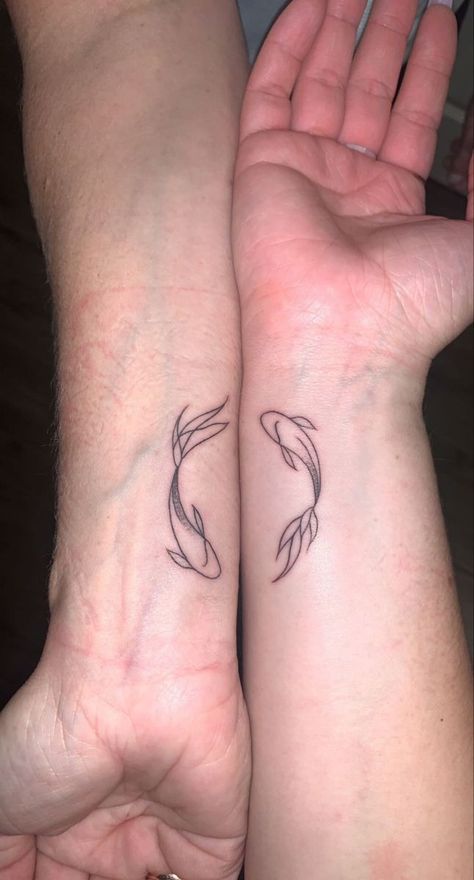 Tatuaże dla par ryby