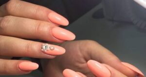 koralowe paznokcie inspiracje manicure